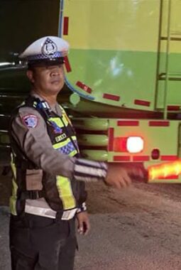Blue Light Patrol Digelar, Satlantas Polres Banyuasin Antisipasi Balap Liar dan Gangguan Kamseltibcar Lantas